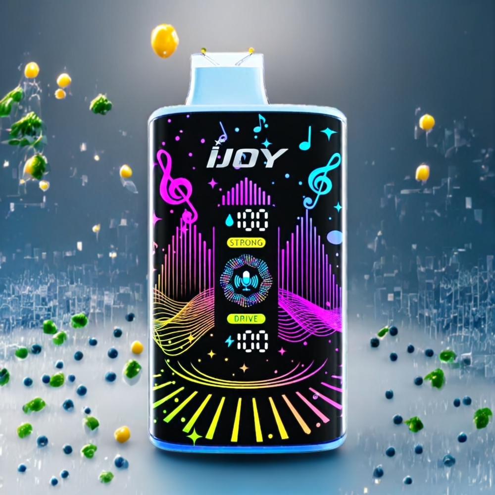 IJOY SD 40000 Puffs 20ML 5% Nikotin Justerbar Luftflöde Sverige Grossist Blåbär Is