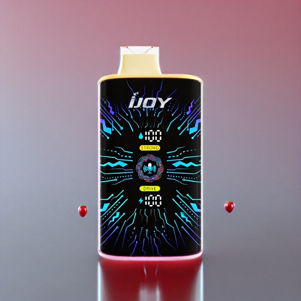 IJOY SD 40000 Puffs 20ML 5% Nikotin Justerbar Luftflöde Sverige Grossist Jordgubb Banan