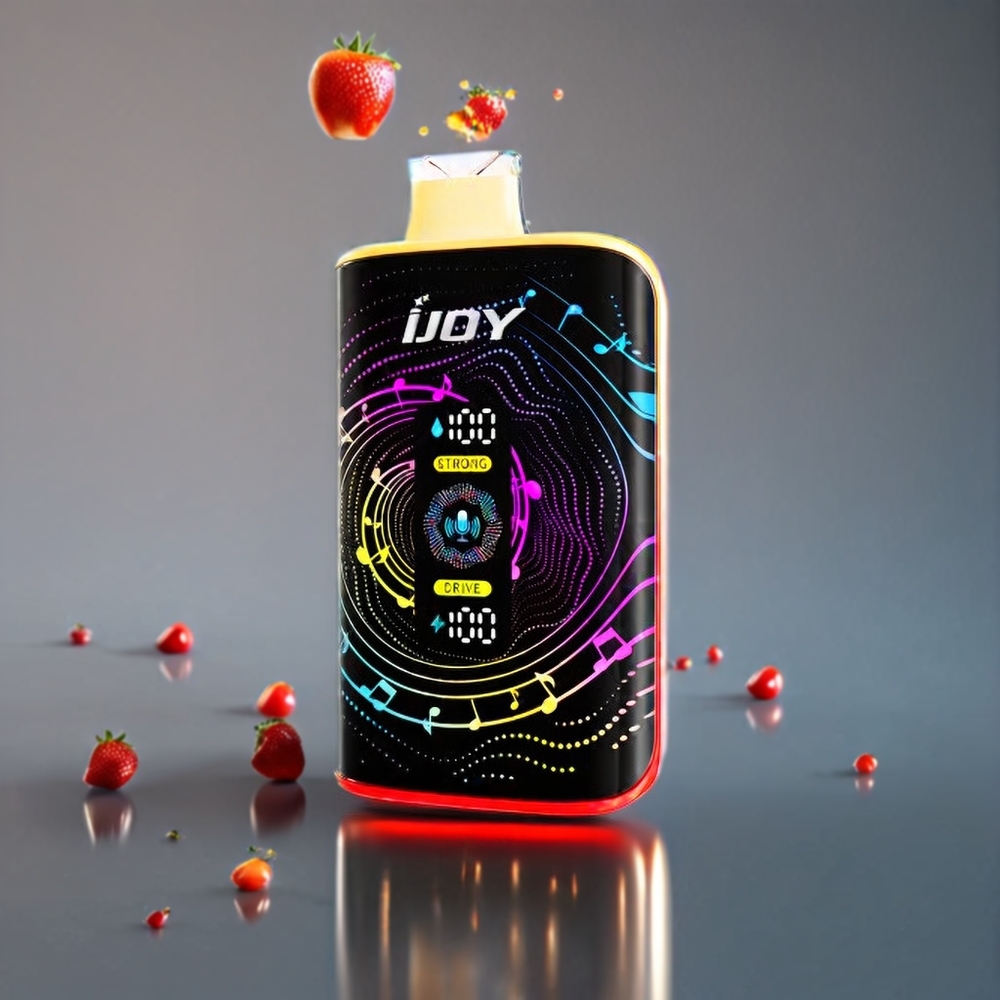 IJOY SD 40000 Puffs 20ML 5% Nikotin Justerbar Luftflöde Sverige Grossist Jordgubbe Mango