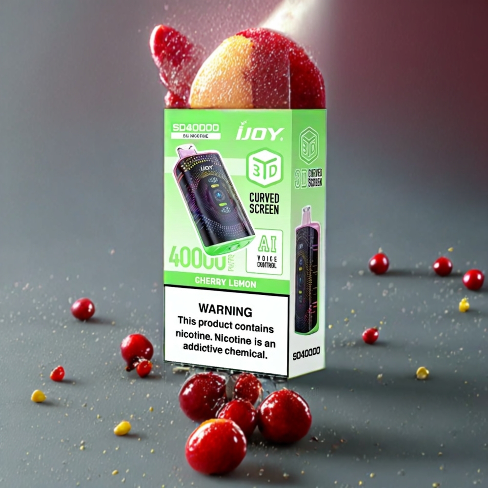 IJOY SD 40000 Puffs 750mAh 20ML Sverige Grossist Körsbär Citron