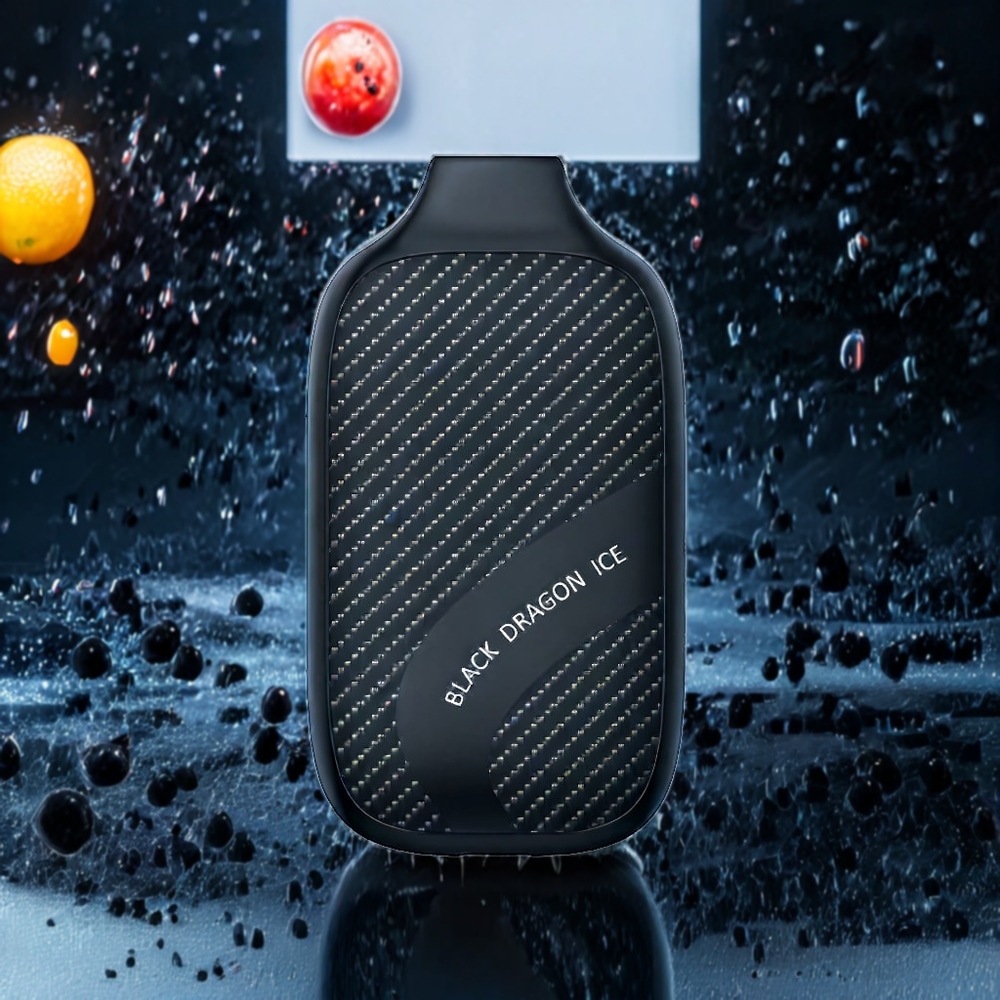 IJOY Stone 4000 Puffar Sverige Grossist Ingen Uppladdning Svart Drak Is