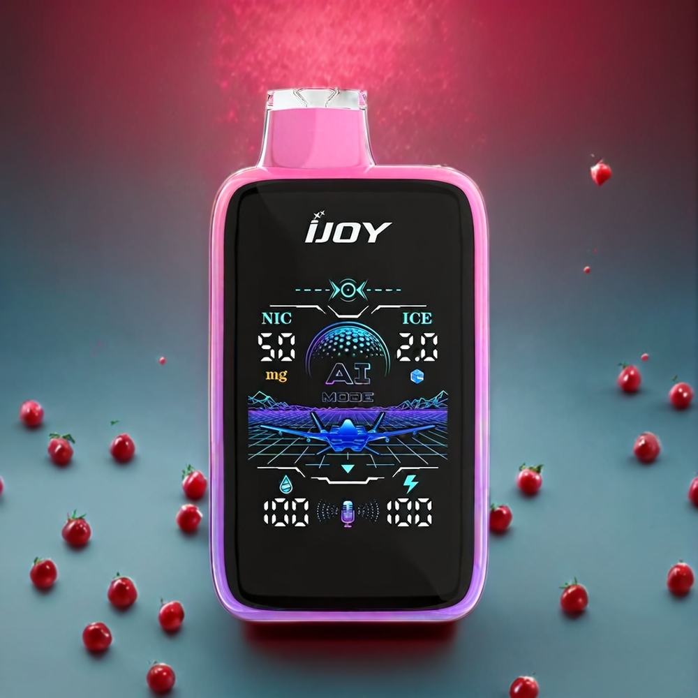 IJOY Uranus Mate 40000 Puffs ICE CONTROL 28W+8W Dual Coil TYPE-C Sverige Grossist Hallon Vattenmelon
