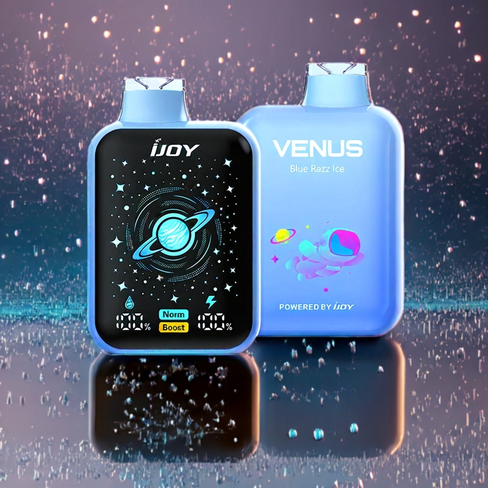 IJOY VENUS 25000 Puffs 20ML 900 mAh Sverige Grossist Blå Hallon Is