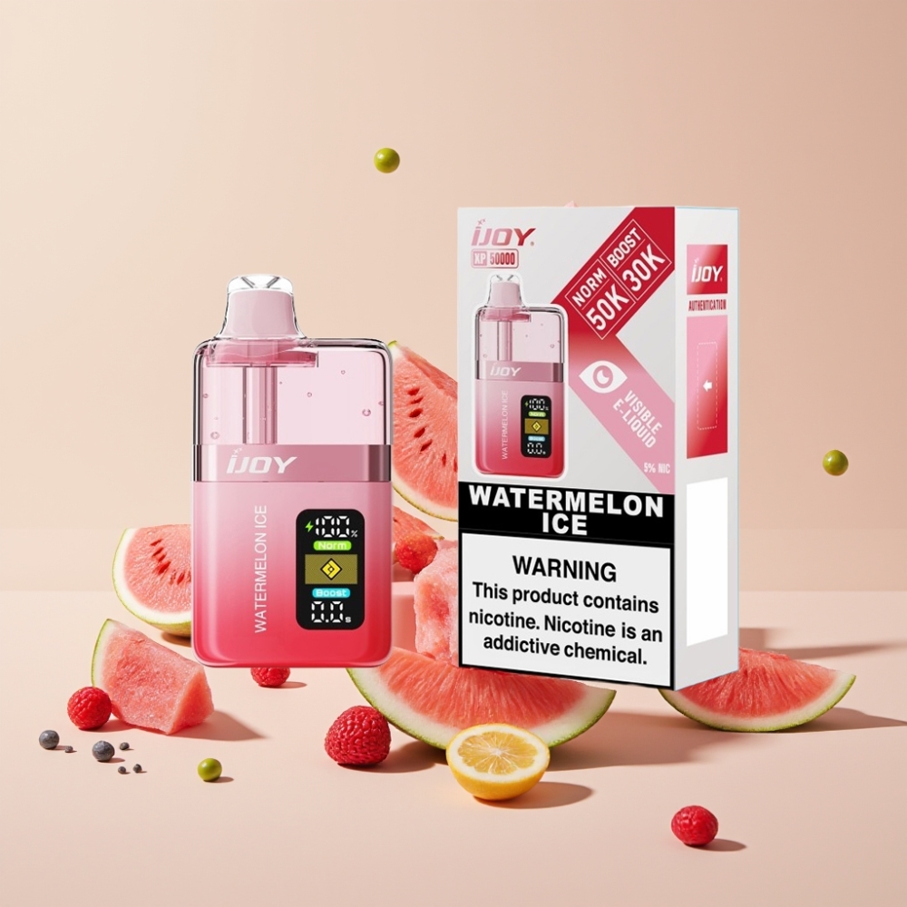 IJOY XP50000 50000 Puff 50mg/ml 1000mAh Type-C Sverige Grossist Vattenmelon Is