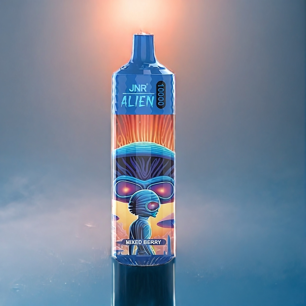 Blandade Bär JNR Alien 10000 Puffar 20ml RGB LED Type-C Sverige Grossist