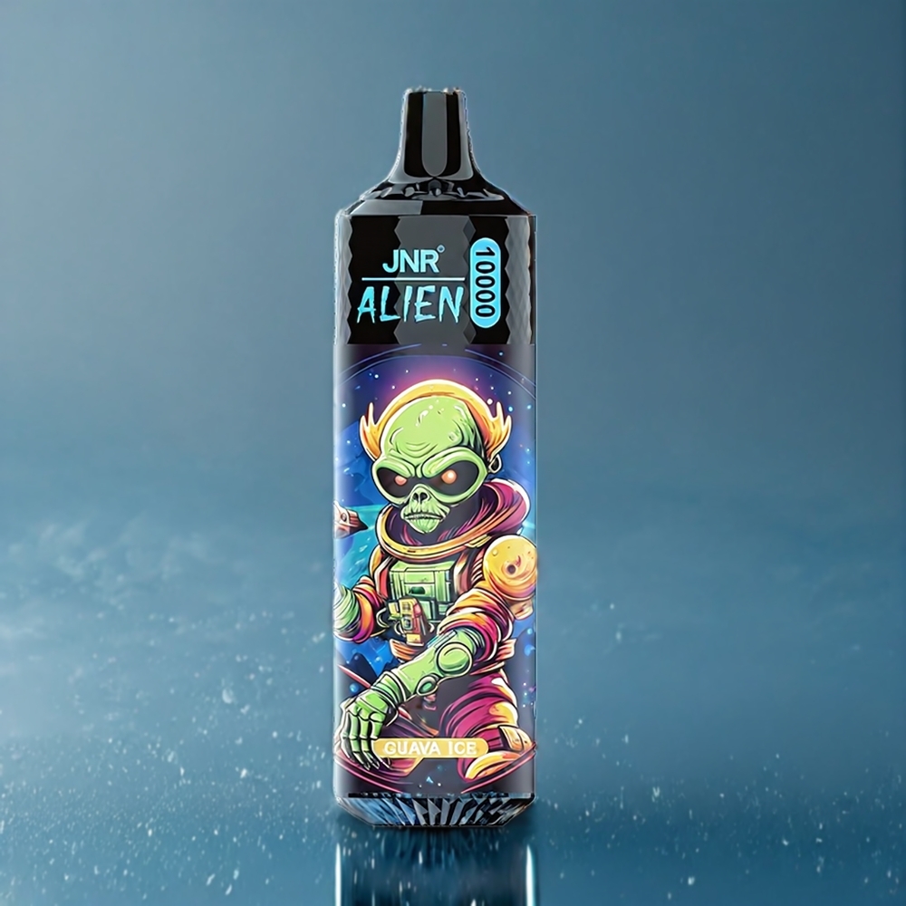 Guava Is (''Guava Ice'' in Swedish) Jnr Alien 10000 Puffar 850mAh RGB Mesh 20ml Sverige Grossist