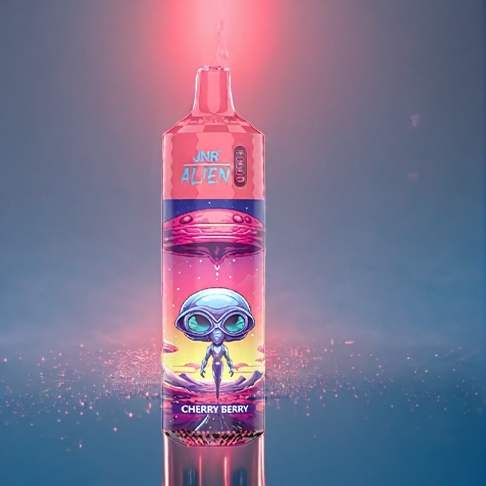 Körsbär Bär JNR Alien 10000 Puffar 850mAh RGB Mesh Sverige Grossist