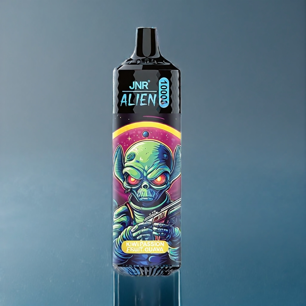 Kiwi Passionsfrukt Guava JNR Alien 10000 Puffar 850mAh 1.2 Ohm Mesh Sverige Grossist