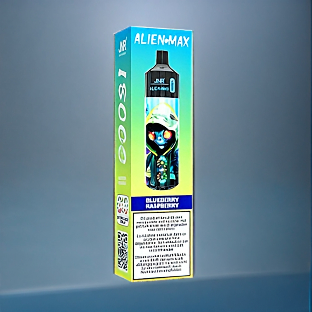 Blåbär Hallon JNR Alien Max 18000 Puffar Dual Mesh Coil Smart LED Display Type-C Sverige Grossist