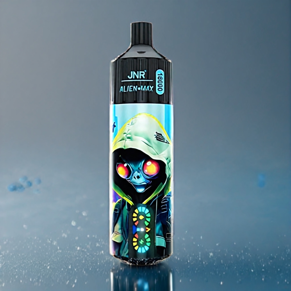 Blåbär Hallon JNR Alien Max 18000 Puffar Dual Mesh Coil Smart LED Display Type-C Sverige Grossist