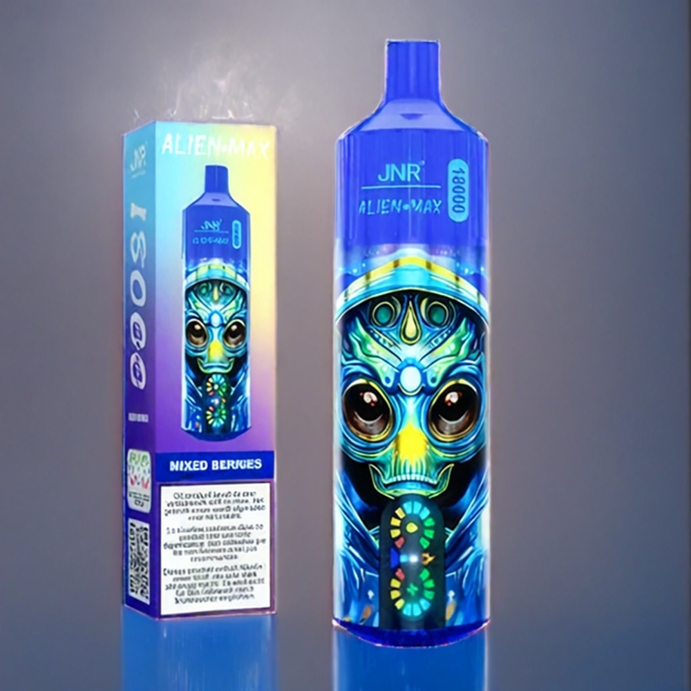 Blandade Bär JNR Alien Max Dual Mesh 18000 Puffar Smart LED Type-C Sverige Grossist
