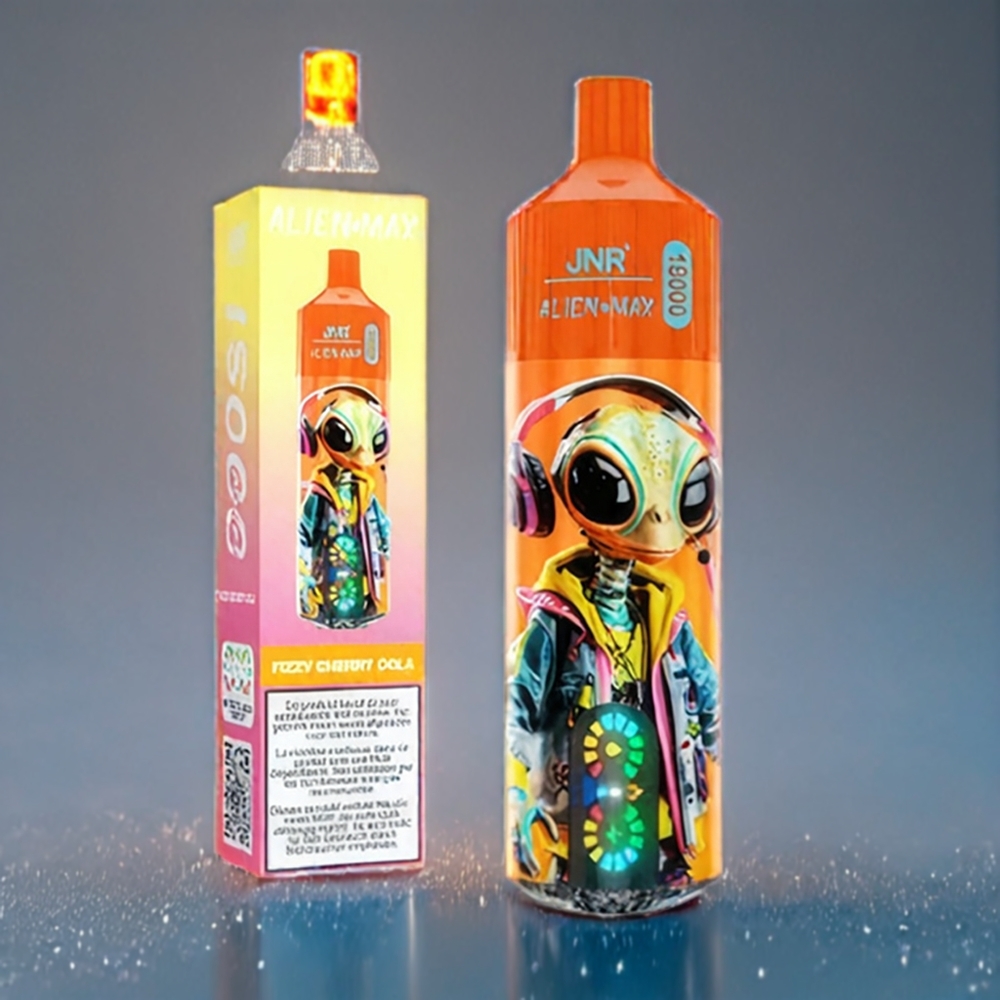 Friskt Körsbär Cola JNR Alien Max 18000 Puffar Dual Mesh Coil Smart LED Display 850mAh Sverige Grossist