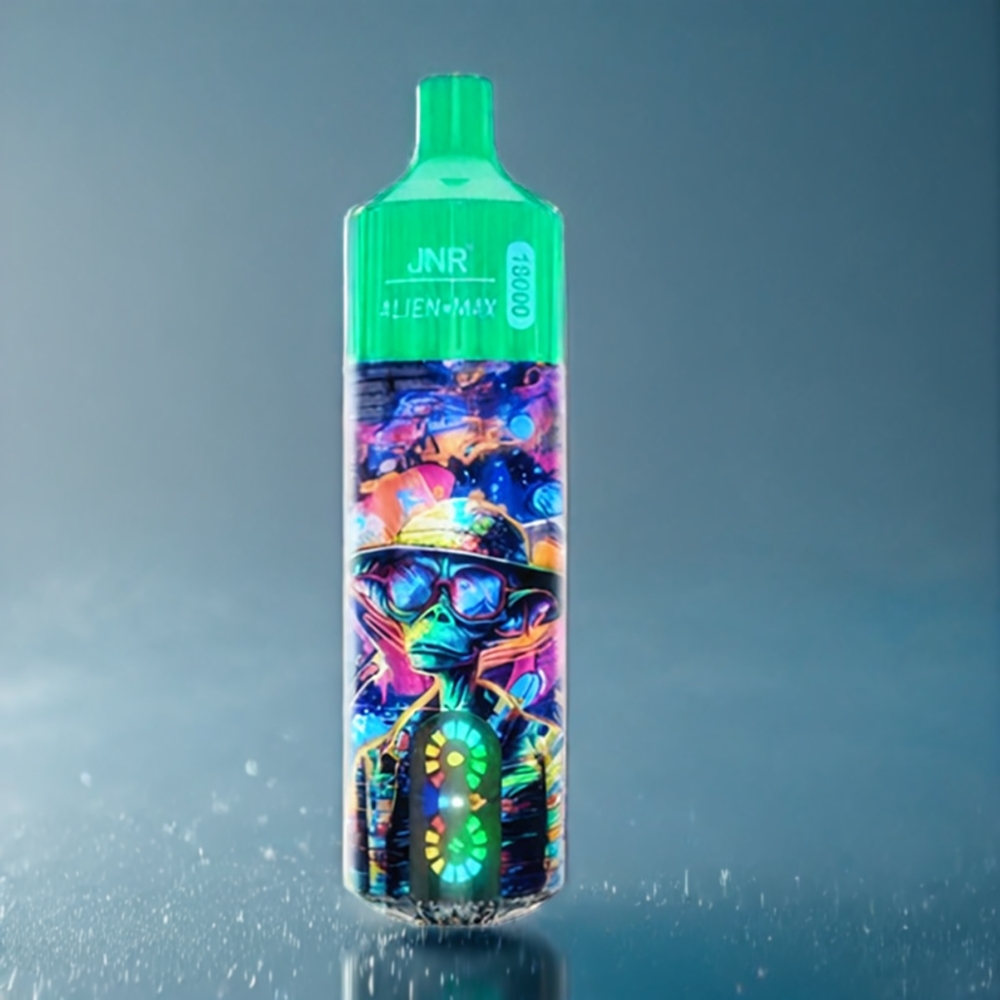 Fryst Äpple JNR Alien Max Dual Mesh 18000 Puffar Type-C 28ml Sverige Grossist