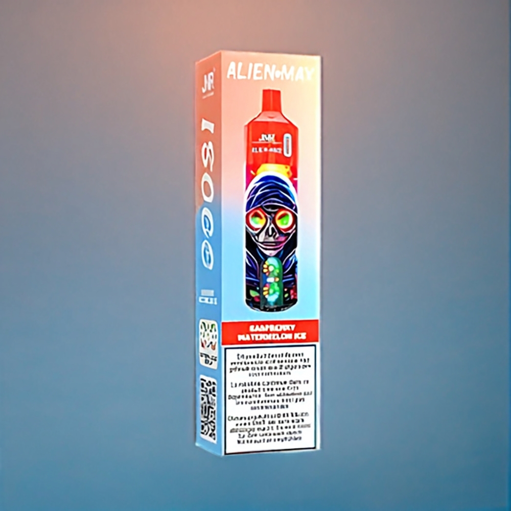 Hallons Melon Is JNR Alien Max Dual Mesh Smart LED 18000 Puffar Type-C 850mAh 28ml Sverige Grossist