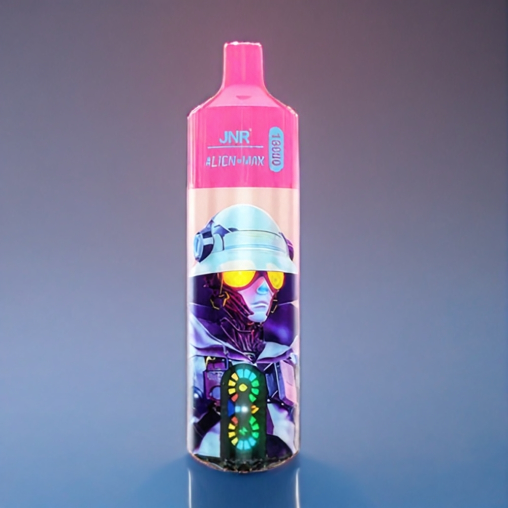 Jordgubb Iowi JNR Alien Max Dual Mesh 18000 Puffar Smart LED 850mAh Type-C Sverige Grossist