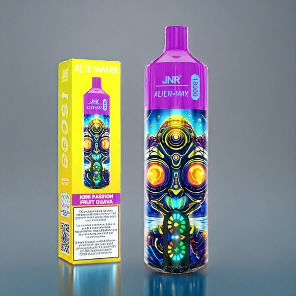 Kiwi Passionfrukt Guava Jnr Alien Max Dual Mesh 18000 Puffar Smart LED Typ-C Sverige Grossist