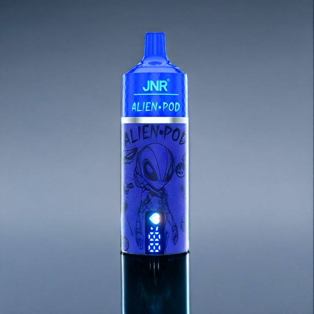 BlåbärHallon Jnr Alien Pod 13000 Puffar 850mAh 20ml Mesh Core Typ-C Sverige Grossist