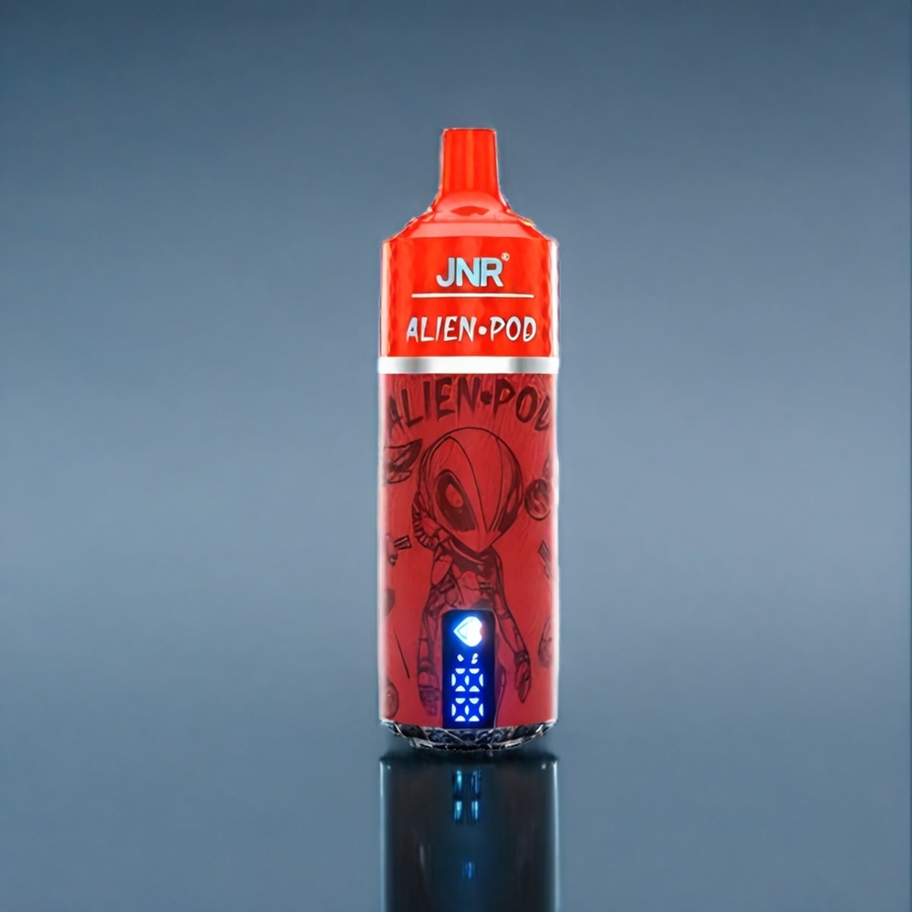 Jordgubb Vattenmelon Is Jnr Alien Pod 13000 Puffar Mesh Core 850mAh Type-C Sverige Grossist
