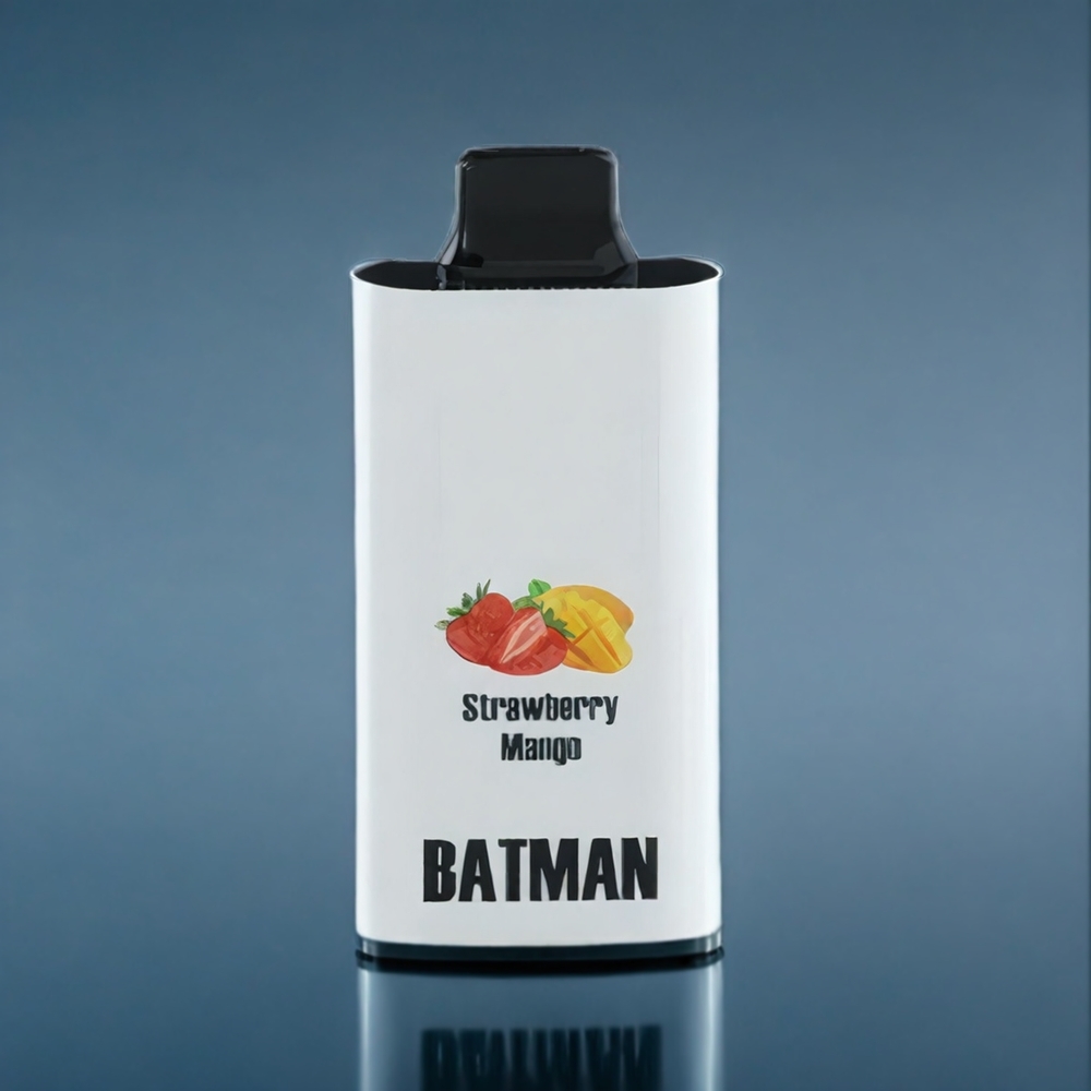 Jordgubbe Mango Batman JNR 11000 Puffar 850mAh 20ml 0%/2%/5% Dual Mesh Coil Type-C Sverige Grossist