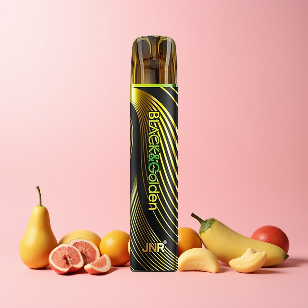 JNR Black&Golden 800 Puffs 550mAh 2ml TPD 2% Nikotin Sverige Grossist Love 419
