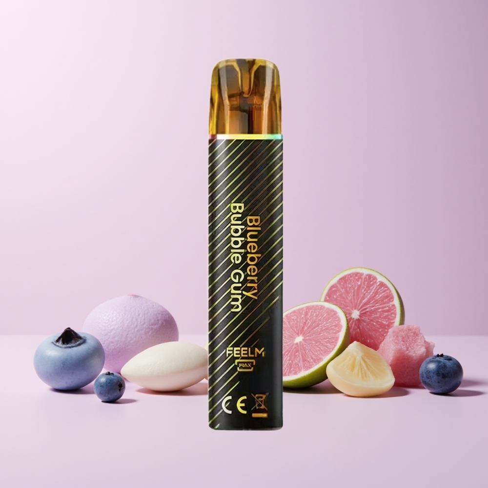 JNR Black&Golden 800 Puffs 550mAh 2ml TPD Sverige Grossist Blåbärs Tuggummi