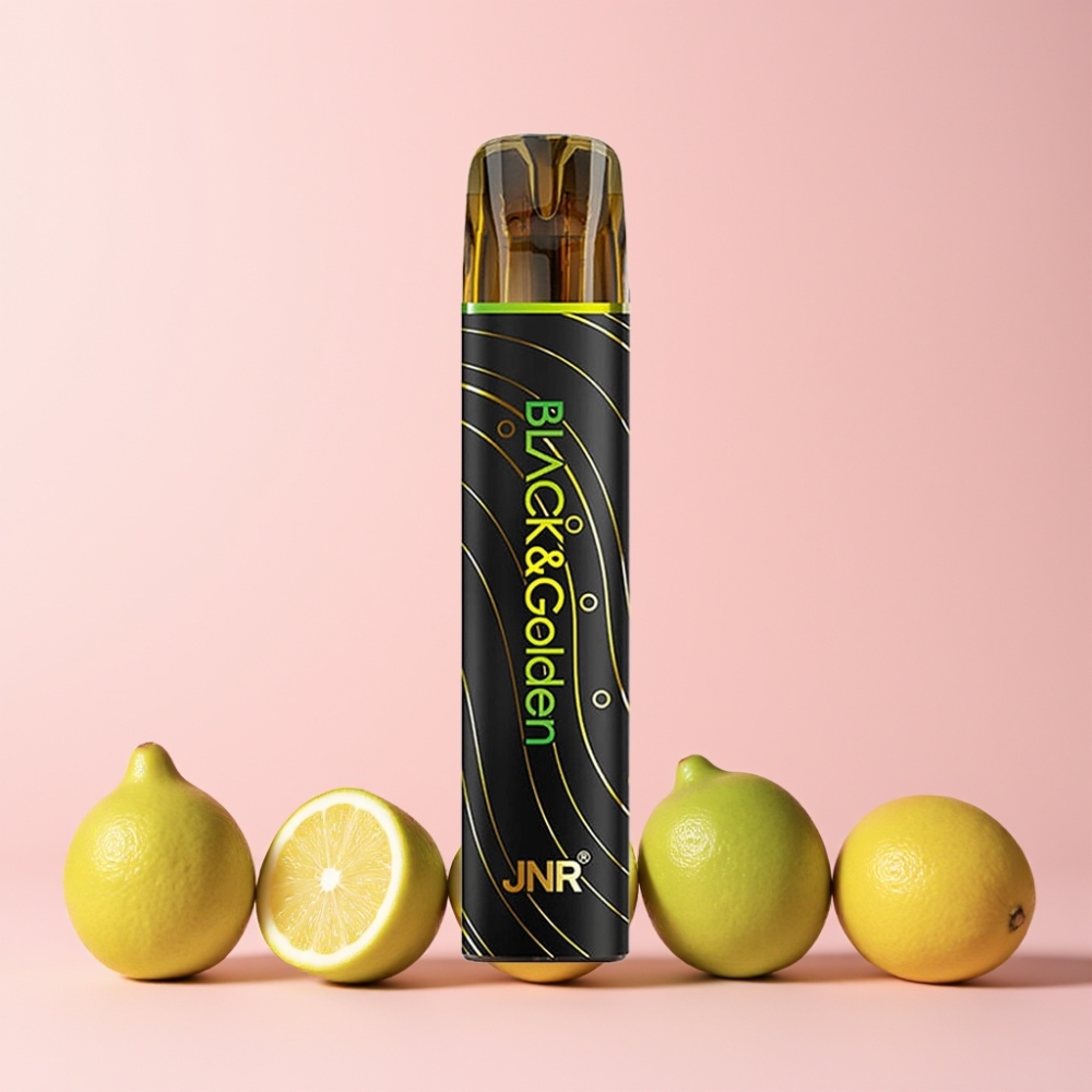 JNR Black&Golden 800 Puffs 550mAh 2ml TPD Sverige Grossist Citron & Lime