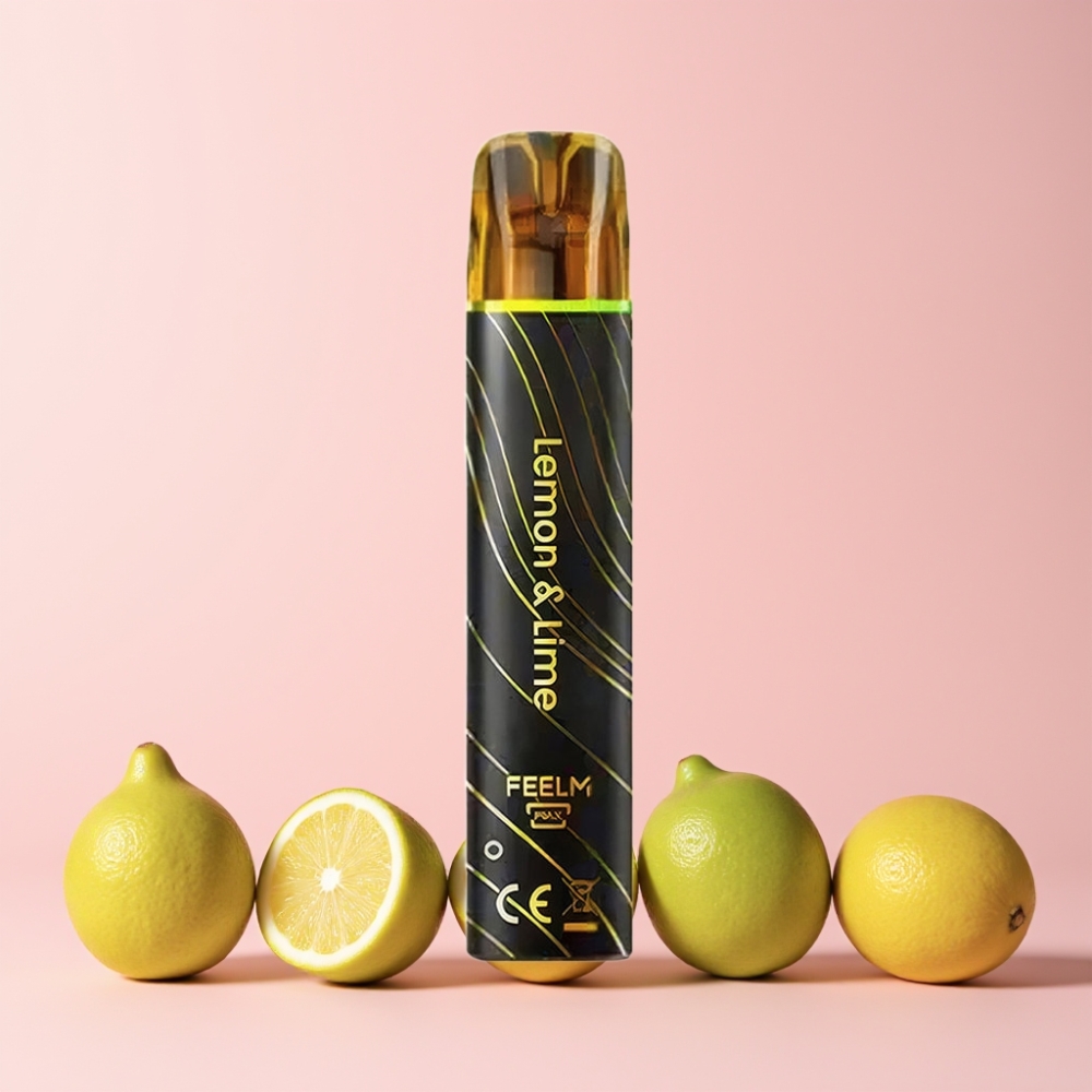 JNR Black&Golden 800 Puffs 550mAh 2ml TPD Sverige Grossist Citron & Lime