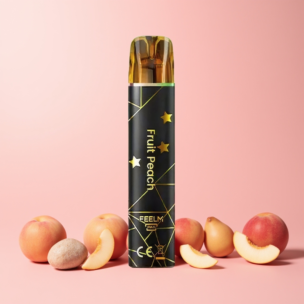 JNR Black&Golden 800 Puffs 550mAh 2ml TPD Sverige Grossist Frukt Persika