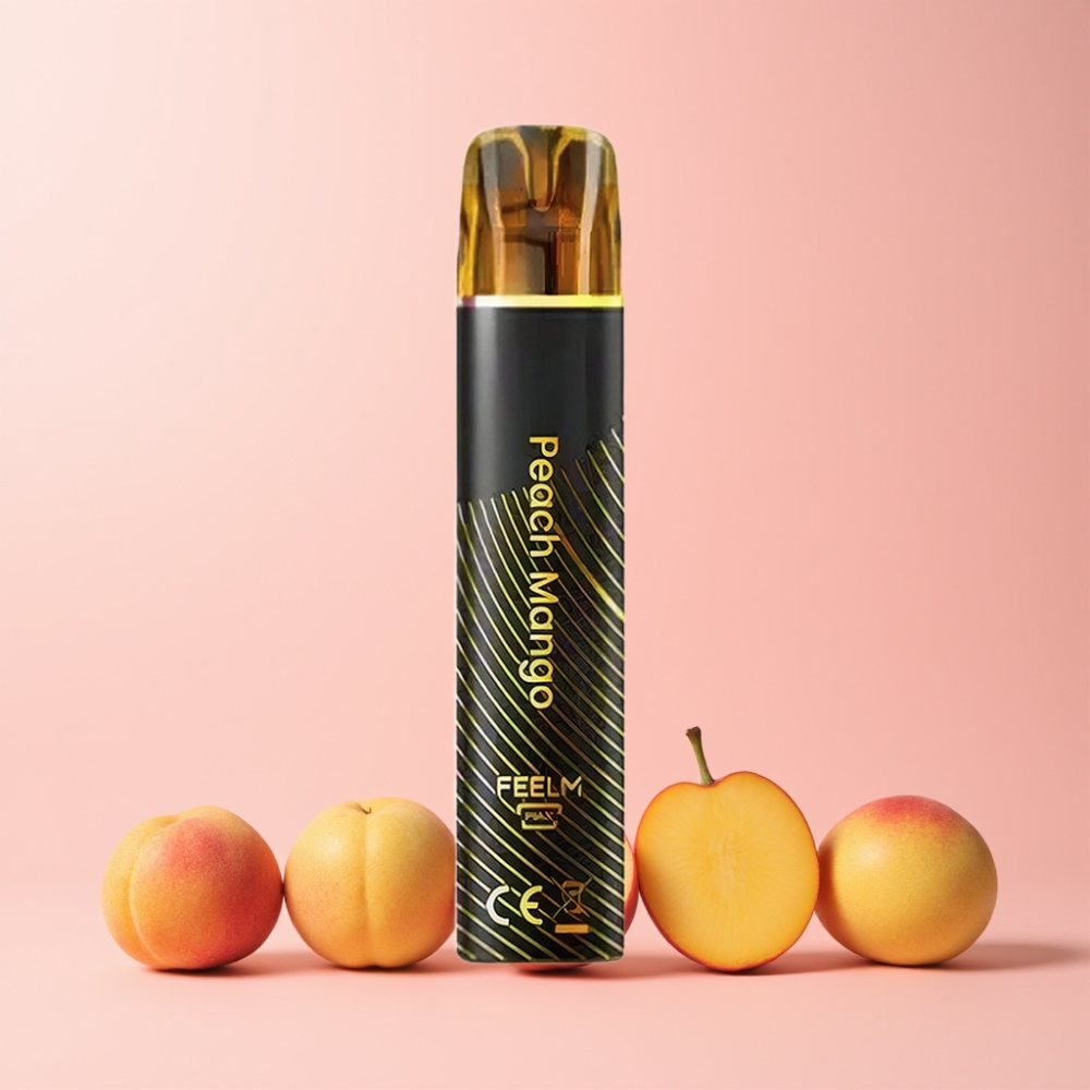 JNR Black&Golden 800 Puffs 550mAh 2ml TPD Sverige Grossist Persika Mango