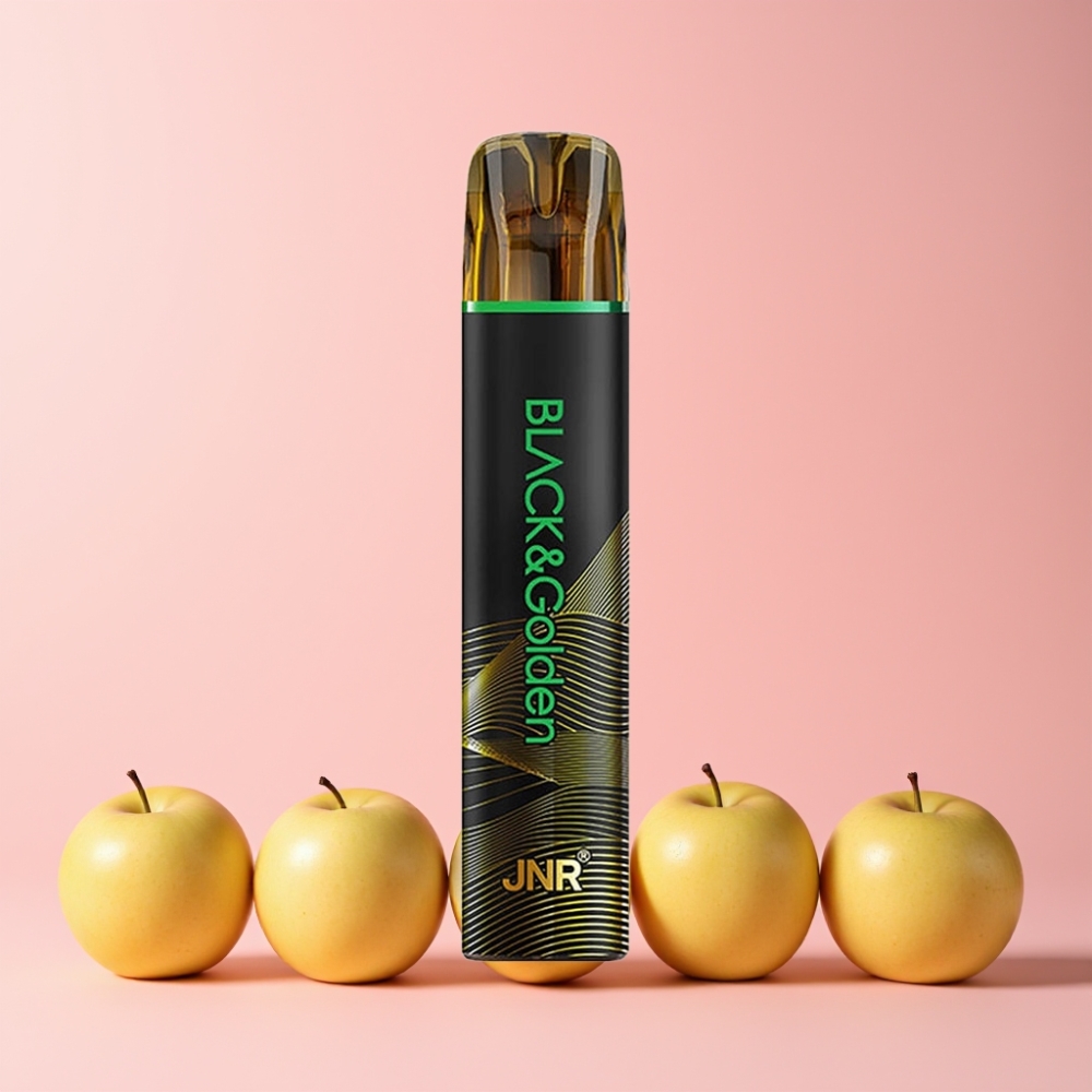 JNR Black&Golden 800 Puffs 550mAh 2ml TPD Sverige Grossist Sursäpple