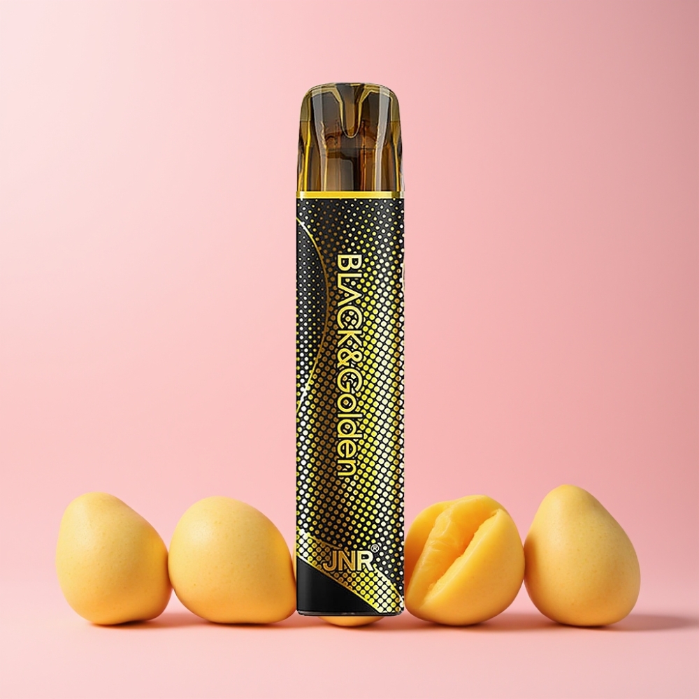 JNR Black&Golden 800 Puffs 550mAh 2ml TPD Sveriges Grossist Triple Mango