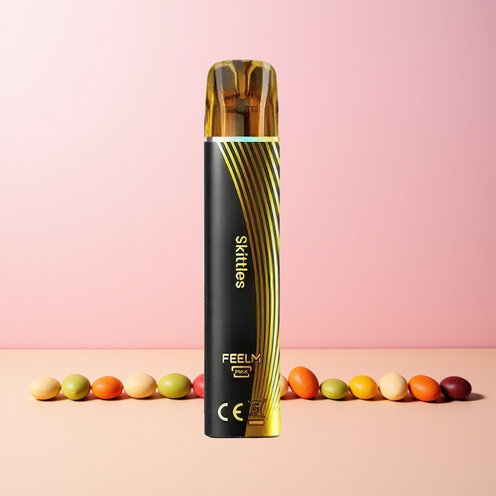JNR Black&Golden 800 Puffs 550mAh 2ml TPD-certifierad Nikotin 2% Sverige Grossist Skittles