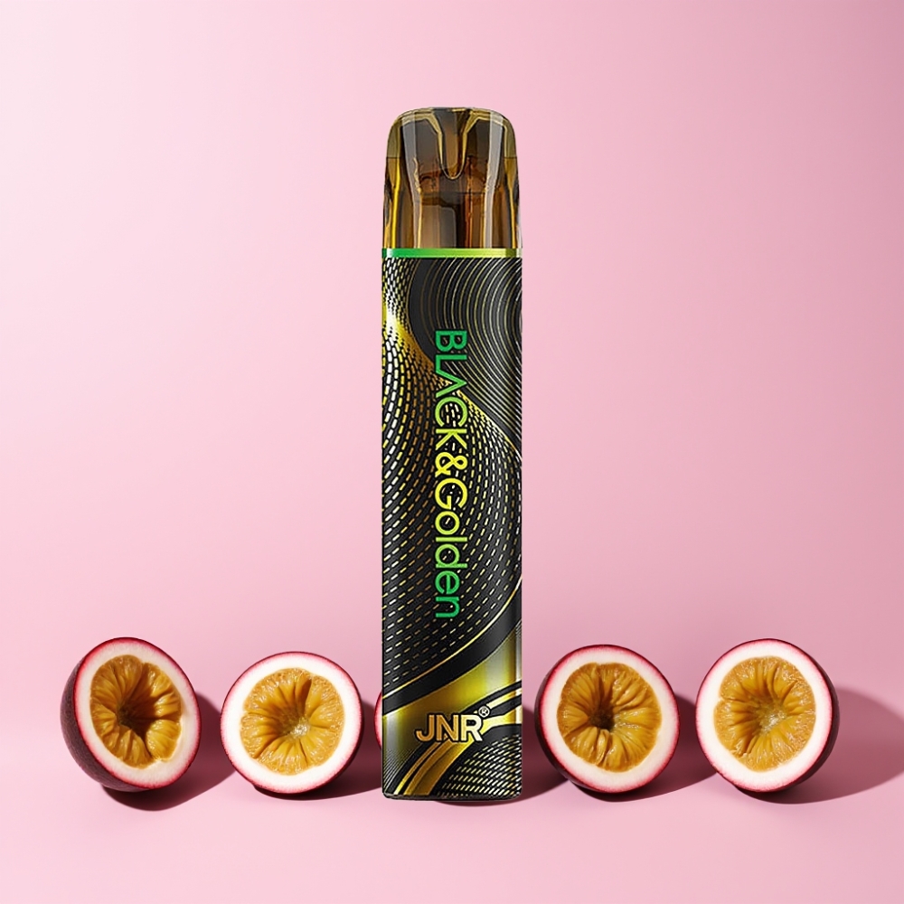 JNR Black&Golden 800 Puffs Passion Monster 550mAh 2ml 2% Nikotin Svart&Guld Sverige Grossist
