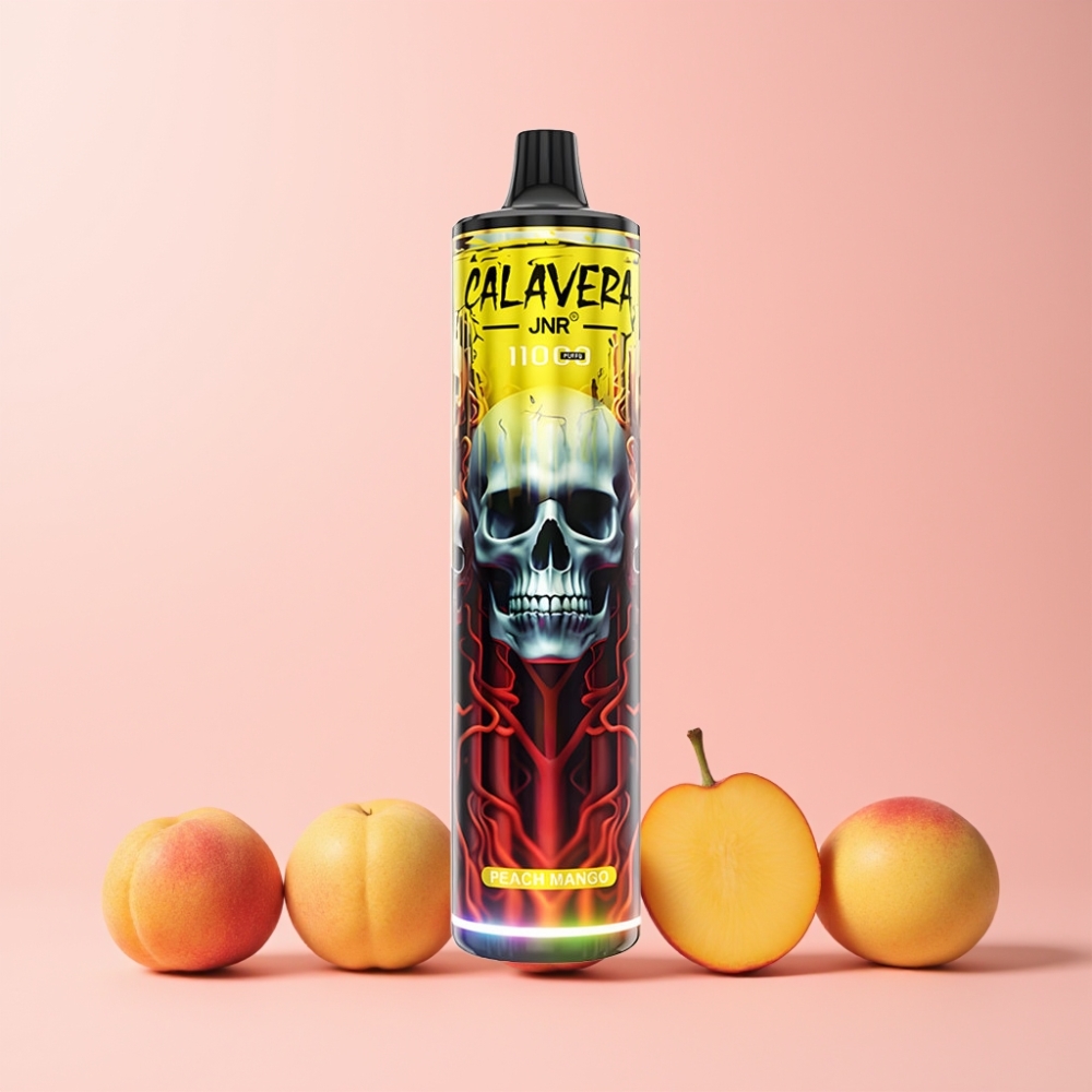 JNR Calavera 11000 Puff Type-C 850mAh 21ml 1.0ohm Sverige Grossist Persika Mango