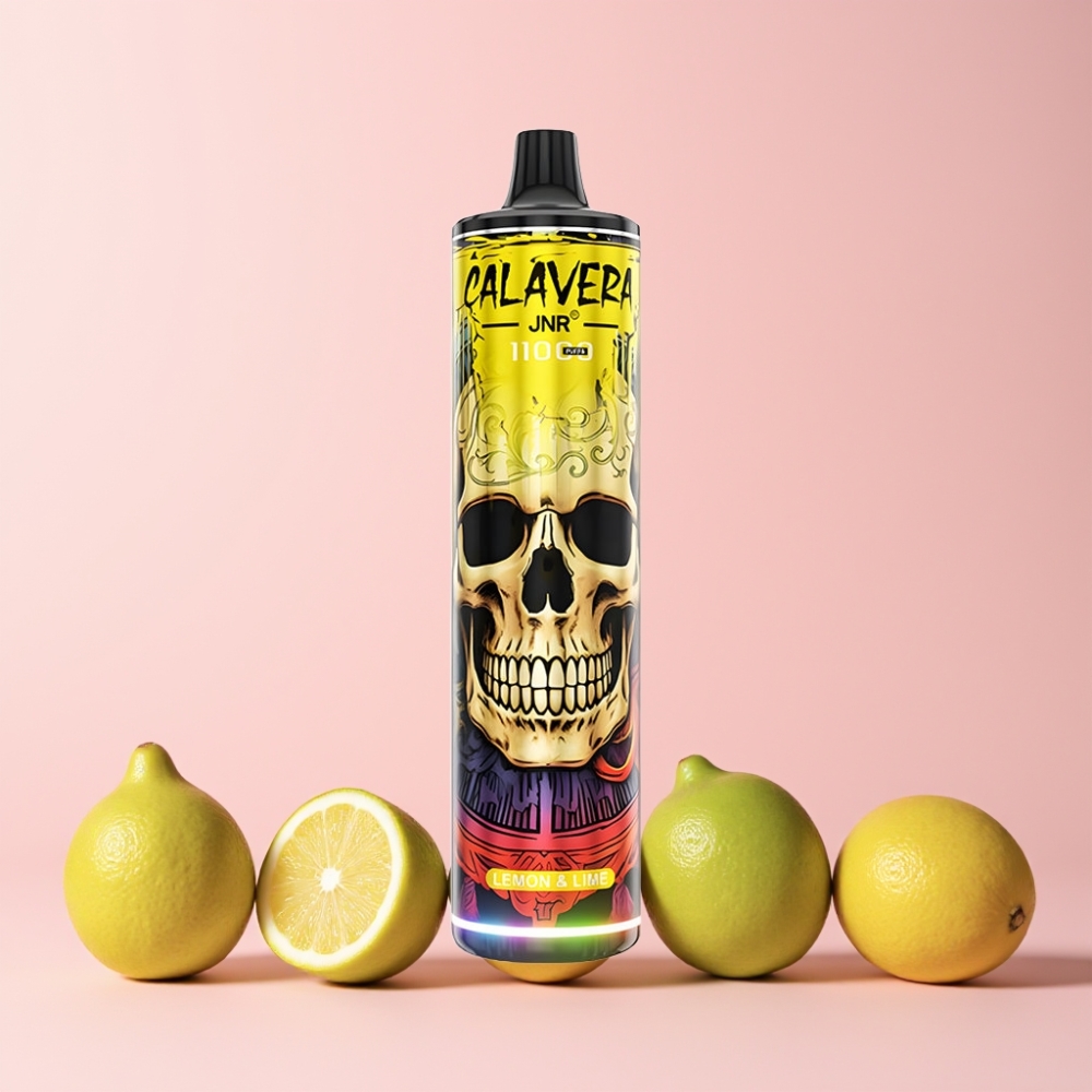 JNR Calavera 11000 Puffs Typ-C Laddning 850 mAh 21ml 1.0ohm Mesh Coil Sverige Grossist Citron & Lime