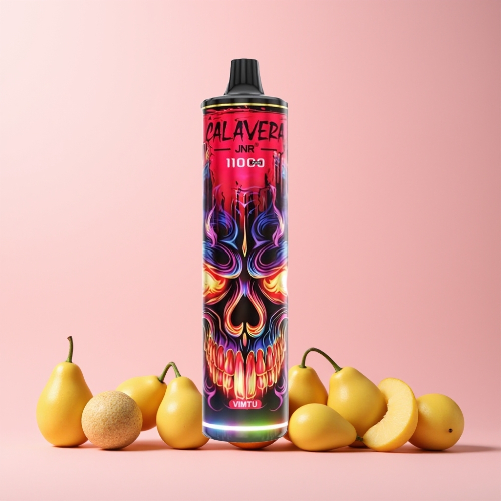 JNR Calavera 11000 Puffs Typ-C Laddning 850mAh Batteri 21ml E-Liquid 1.0ohm Mesh Coil 0% 2% 5% Nikotin Sverige Grossist