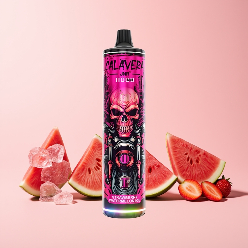 JNR Calavera 11000 Puffs Typ-C laddning 850mAh 21ml 1.0ohm Sverige Grossist Jordgubb Vattenmelon Is