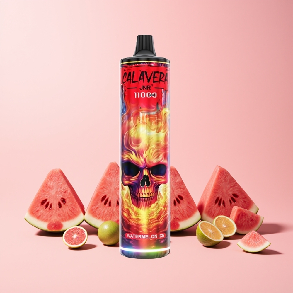 JNR Calavera 11000 Puffs Type-C 850mAh 21ml 1.0ohm Sverige Grossist Vattenmelon Is