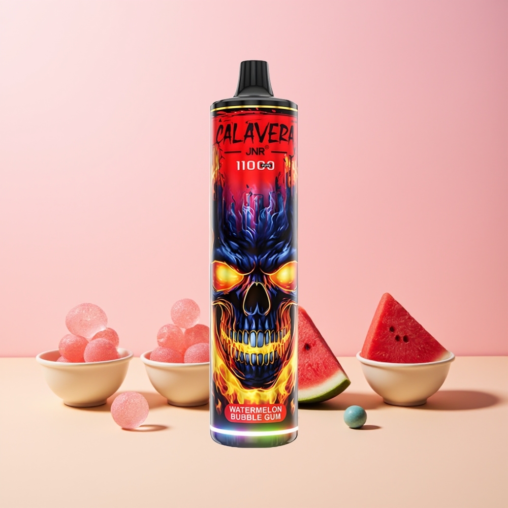JNR Calavera 11000 Puffs Type-C 850mAh 21ml 1.0ohm Sverige Grossist Vattenmelon Tuggummi