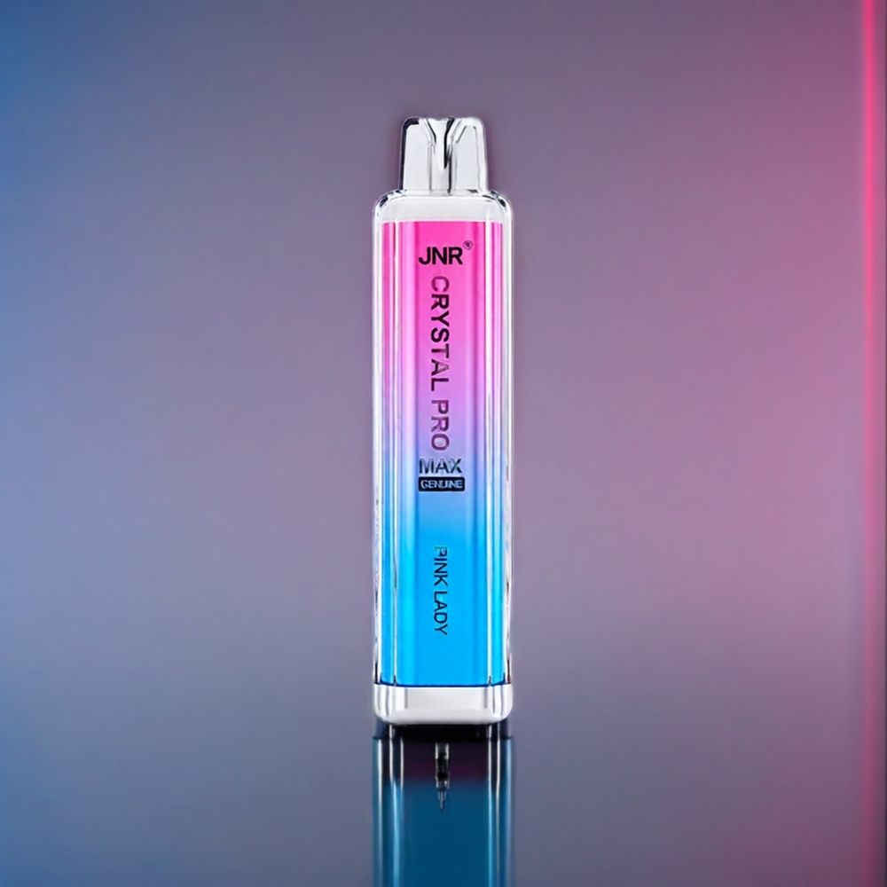 Rosa Dam (Pink Lady) JNR Crystal Pro 5000 Puffar 1400mAh 1.0ohm Mesh 12ml Sverige Grossist