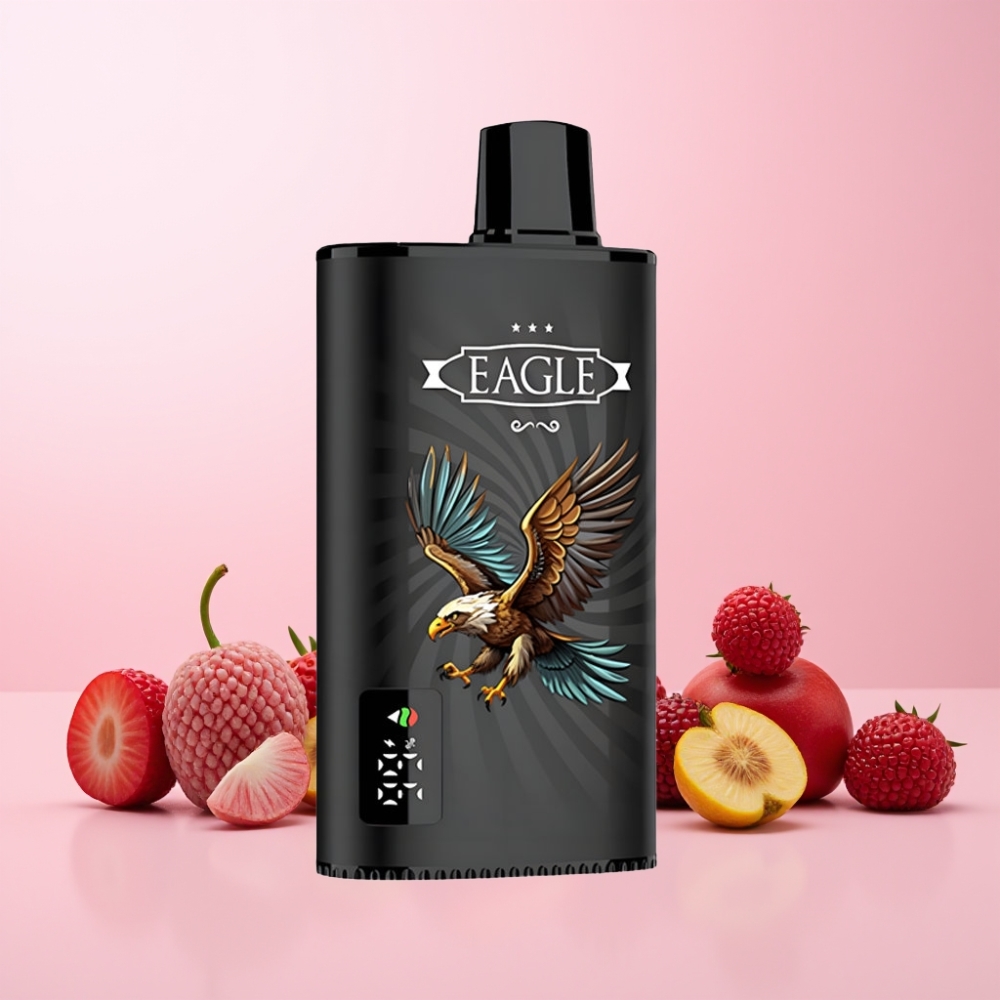 JNR EAGLE Smart 23000 Puffs Digital Skärm Justerbar Luftflöde 25ml Sverige Grossist Blandade Bär