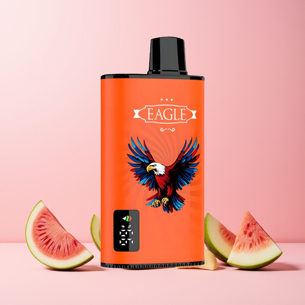 JNR EAGLE Smart 23000 Puffs Digital Skärm Justerbar Luftflöde Sverige Grossist Vattenmelons Tuggummi