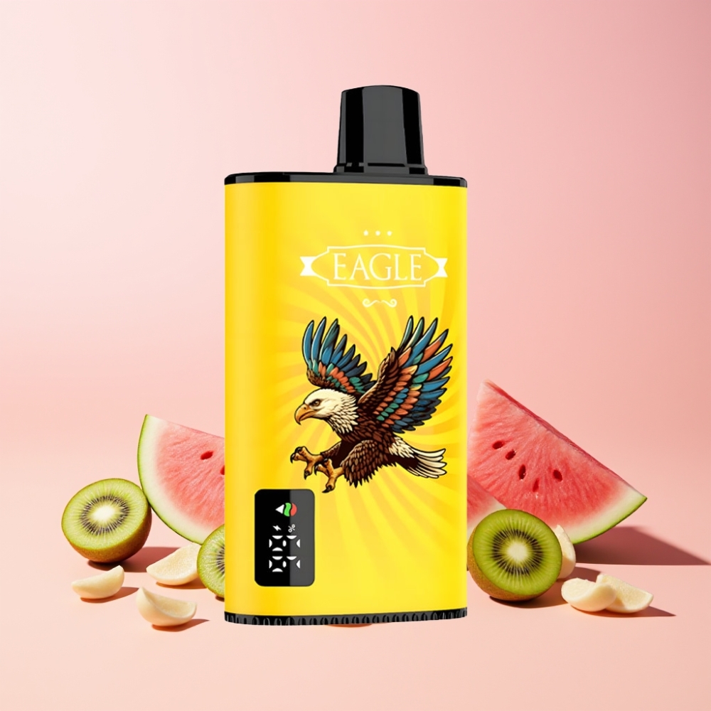 JNR EAGLE Smart 23000 Puffs Digital Skärm Justerbar Luftflöde Typ-C Laddning Kiwi Vattenmelon Is Sverige Grossist