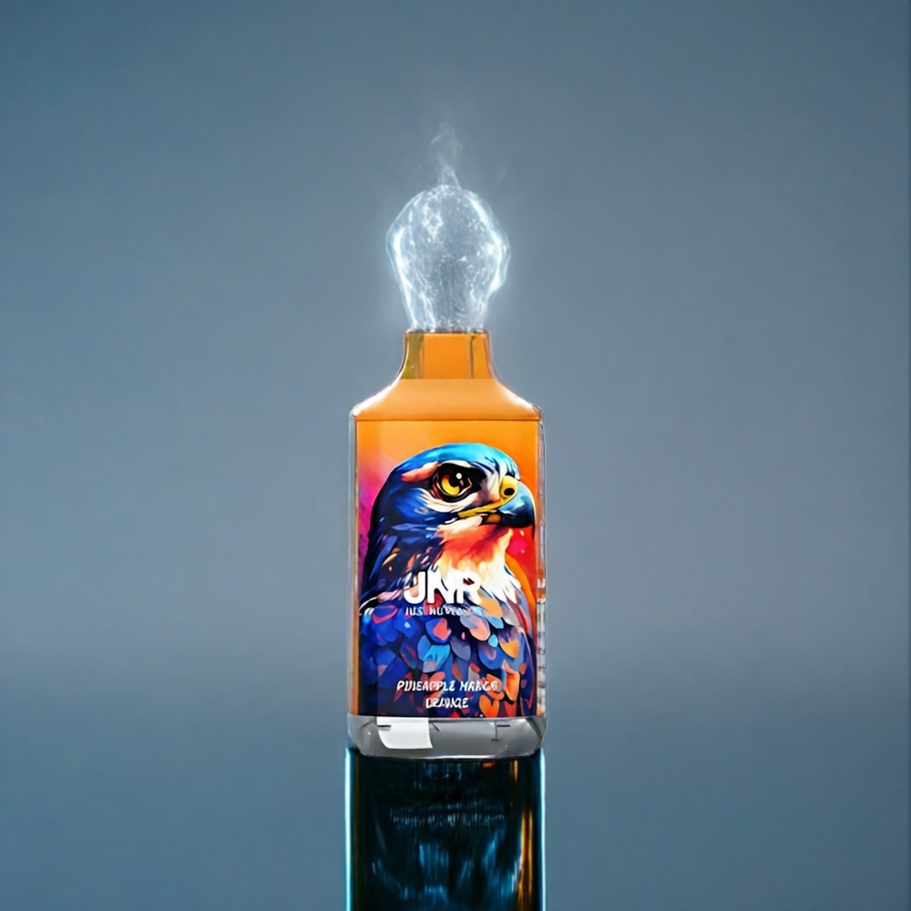 Ananas Mango Apelsin JNR Falcon 16000 Puffar 850 mAh 22ml Dual Mesh Coil Type C & Lightning Smart LED Sverige Grossist