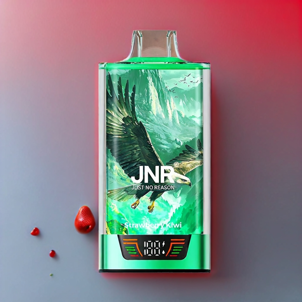 JNR Falcon Pro 28000 Andningar Smart Skärm Dual Mesh Coil 950 mAh Sverige Grossist Jordgubb Kiwi