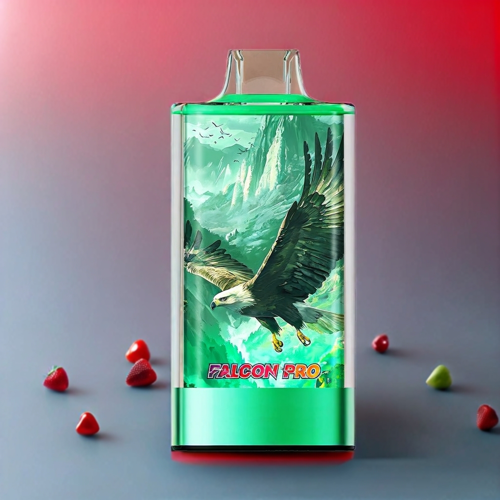 JNR Falcon Pro 28000 Andningar Smart Skärm Dual Mesh Coil 950 mAh Sverige Grossist Jordgubb Kiwi