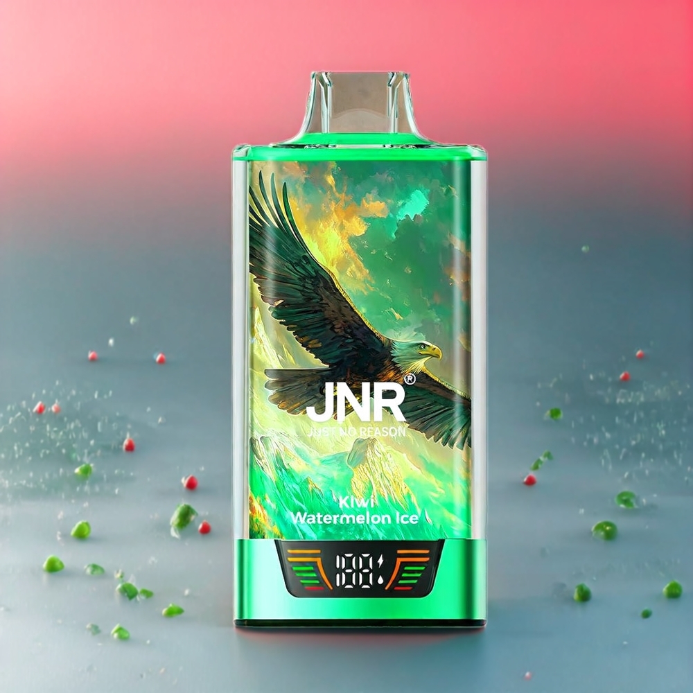 JNR Falcon Pro 28000 Puff Smart Skärm Dual Mesh Kiwi Vattenmelon Is Sverige Grossist