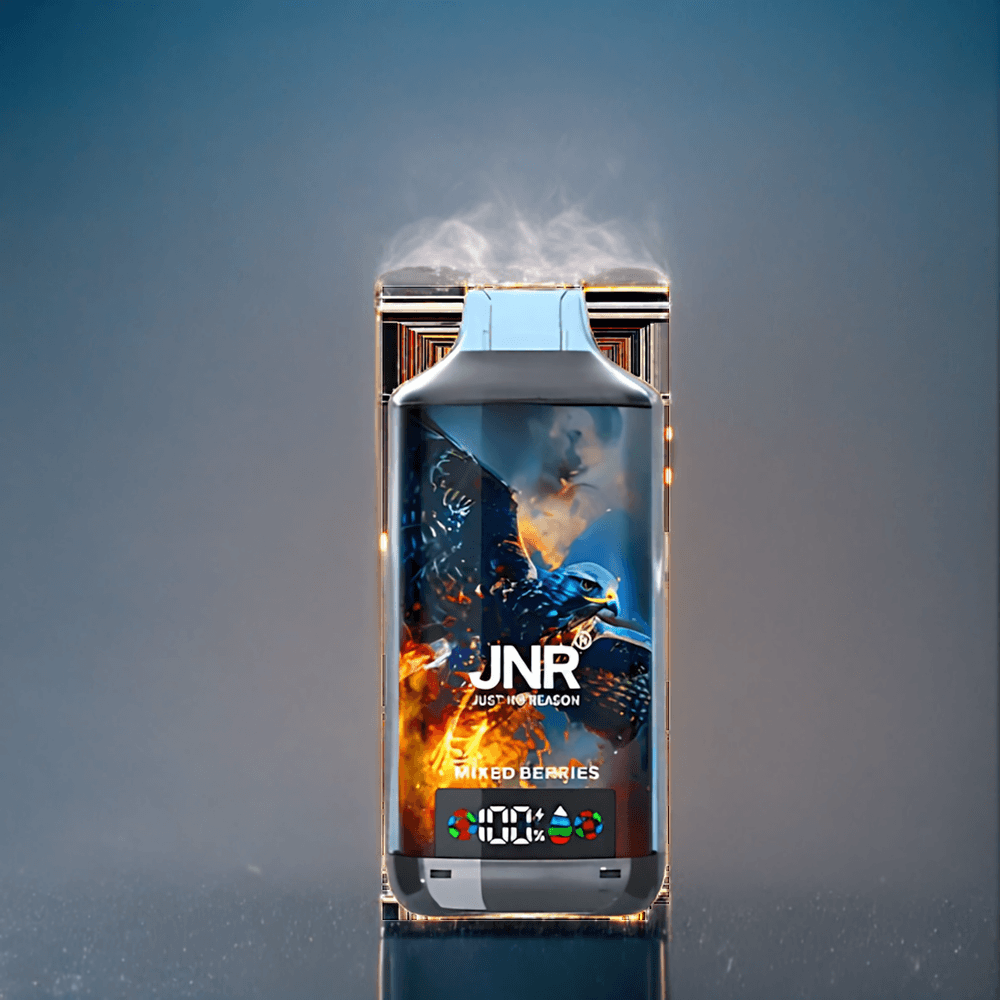 Blandade Bär JNR Falcon X 18000 Puffar 750mAh 24ml Dual Mesh & Dual Core Digital Display Type-C Quick Charge Sverige Grossist