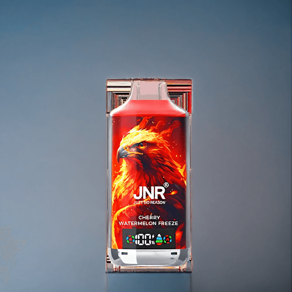 Körsbär Vattenmelon Frysa JNR Falcon X 18000 Puffar 750mAh 24ml Dual Mesh Coil Digital Display Type-C Quick Charge Sverige Grossist