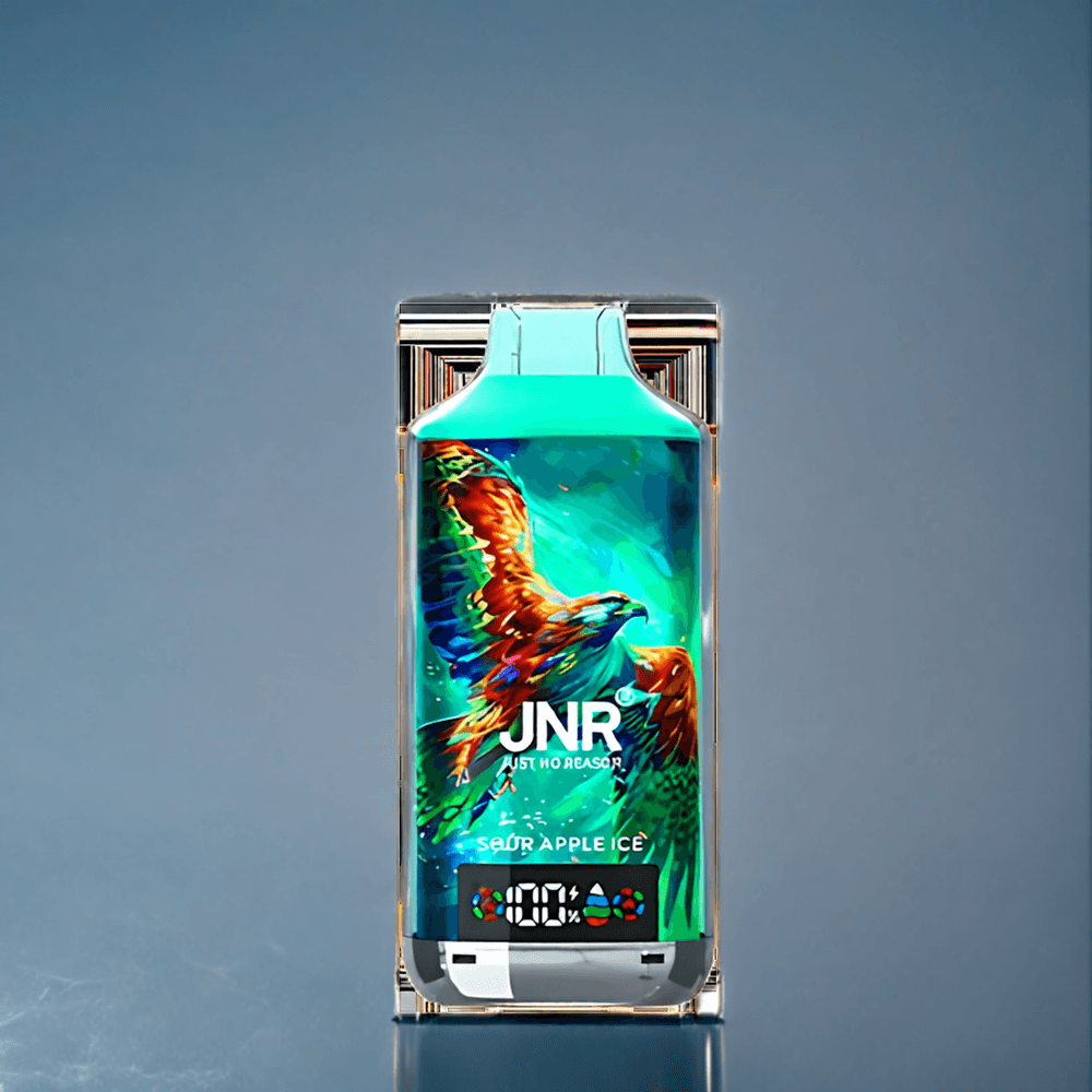 Sur Äpple Is JNR Falkon X 18000 Puffar 750mAh 24ml Dubbel Mesh Coil Digital Display Type-C Sverige Grossist